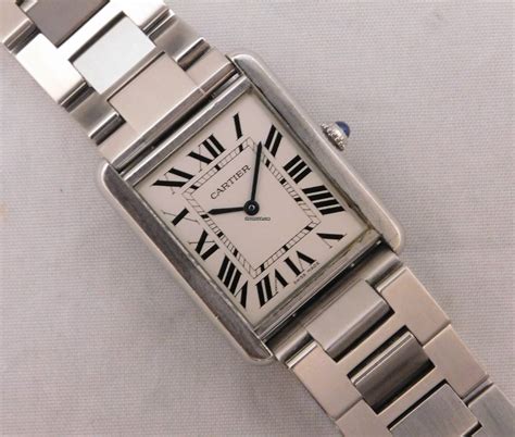 cartier lady tank|pre owned cartier tank solo.